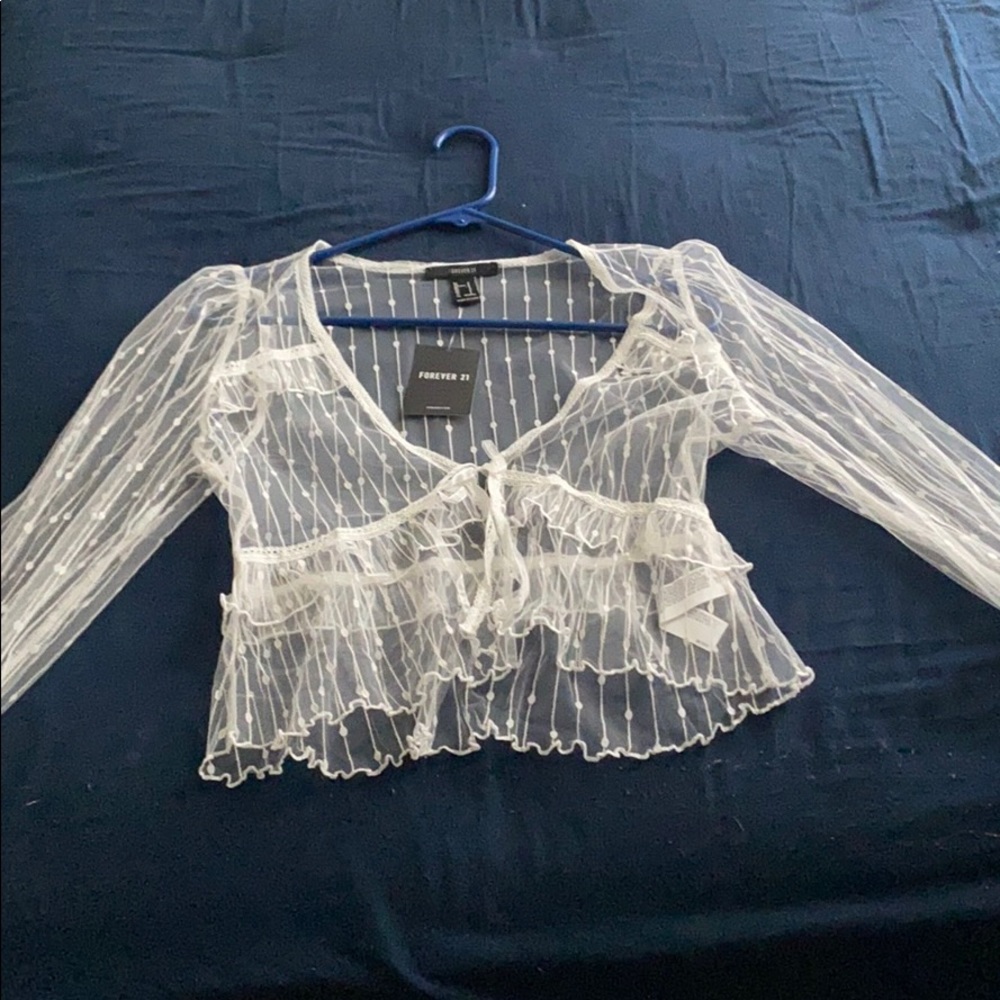 Mesh forever 21 top